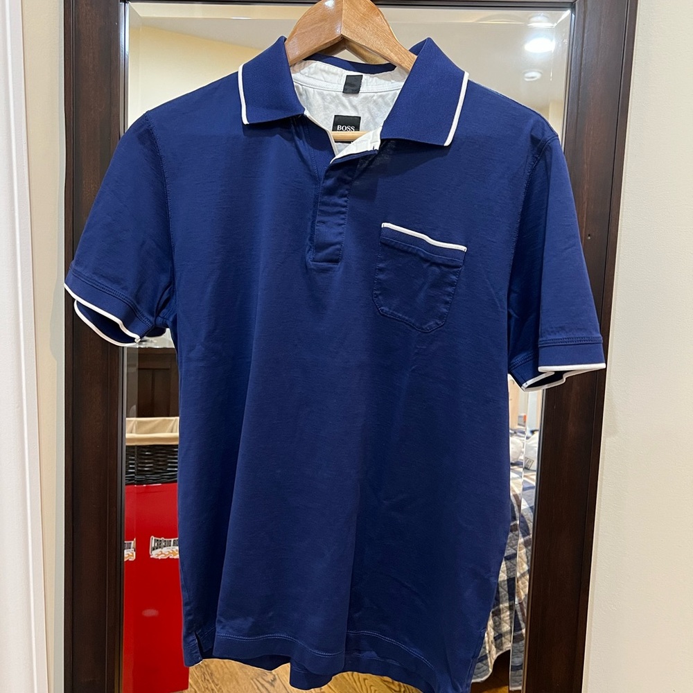 Blue Hugo Boss Bottom Shirt